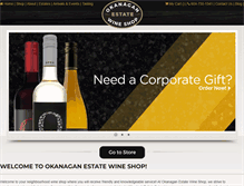 Tablet Screenshot of estatewineshop.com